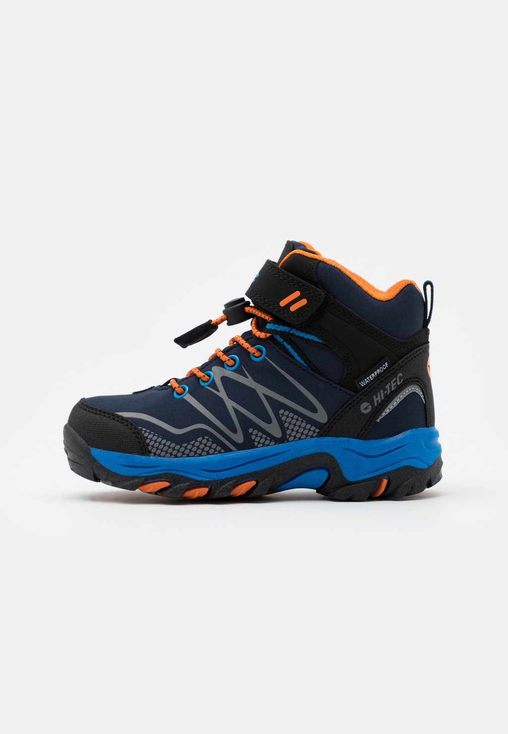 

Кроссовки BLACKOUT MID WP JR UNISEX HI-TEC, цвет navy/orange/lake blue