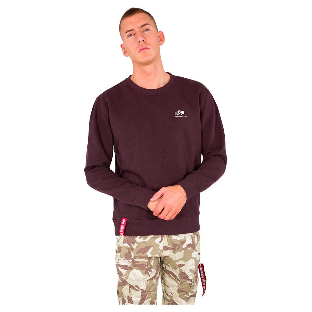 

Толстовка Alpha Industries Basic Small Logo, черный