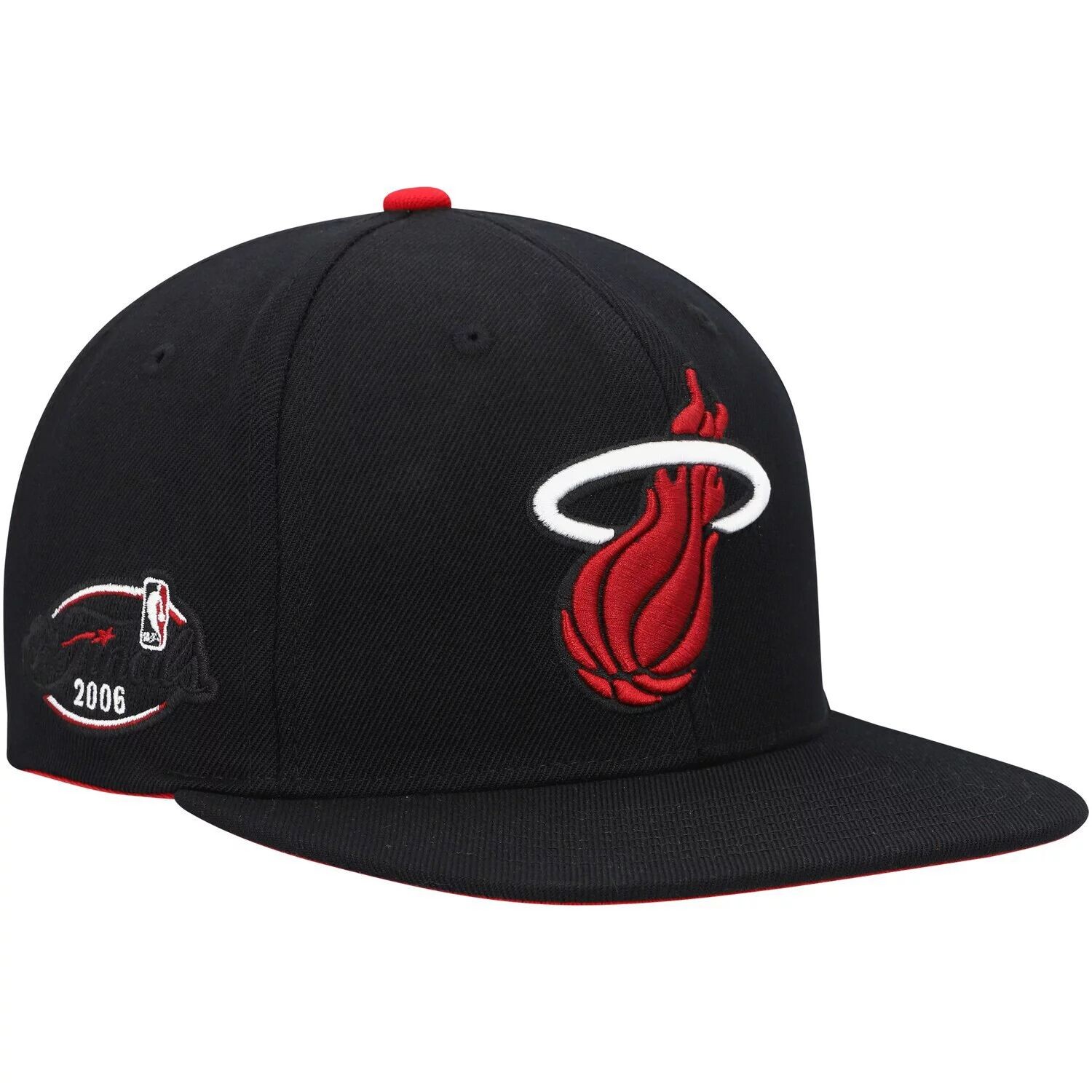 

Мужская черная кепка Snapback Mitchell & Ness Miami Heat 2006 NBA Finals Born & Bred