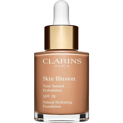 Clarins Skin Illusion Natural Hydrating Foundation Spf15 112 Янтарный 30 мл цена и фото