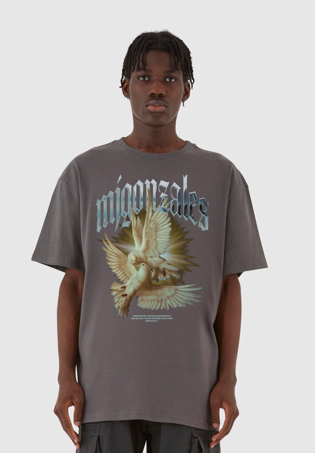 

Футболка с принтом SPIRIT OVERSIZED MJ Gonzales, серый