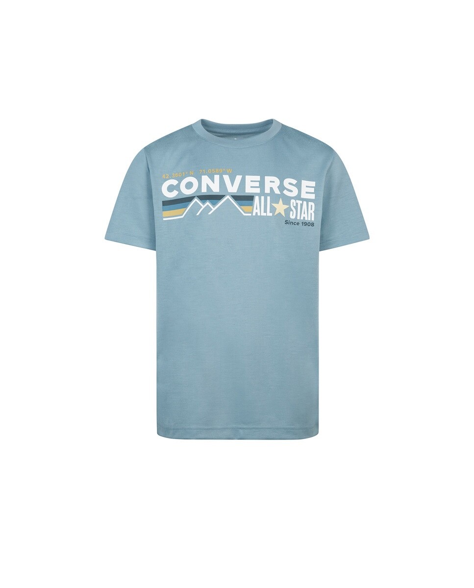 

Футболка с коротким рукавом для мальчика Converse, синий
