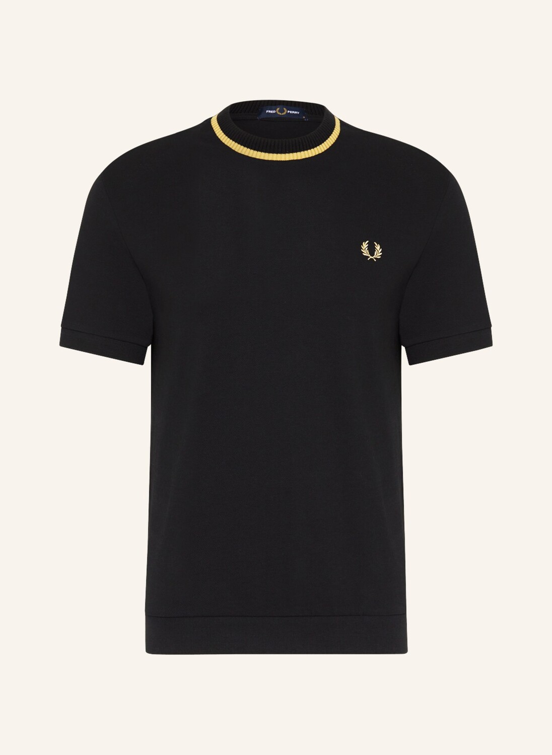 

Футболка FRED PERRY aus Piqué, черный
