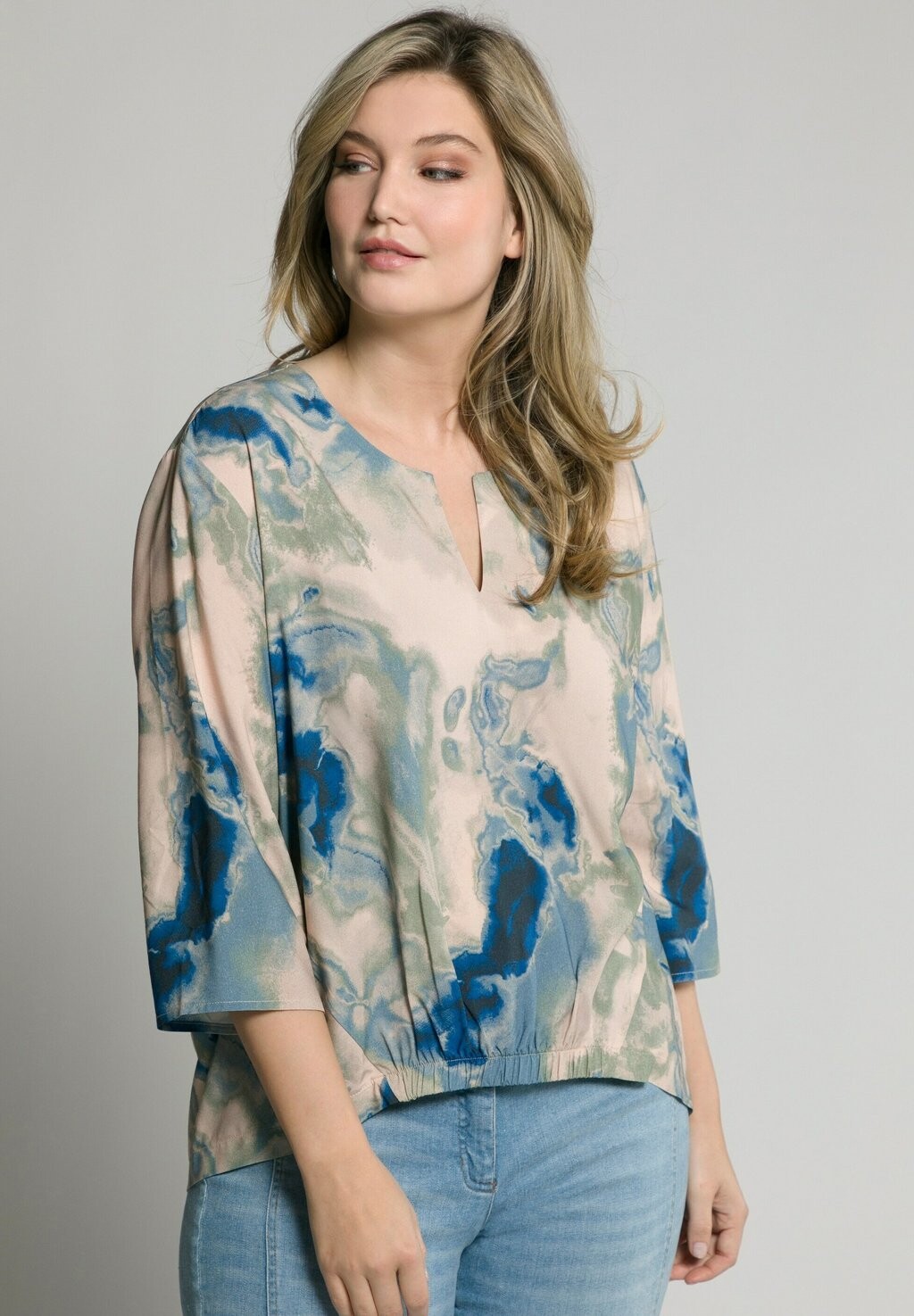 

Блузка Ulla Popken, мультиколор