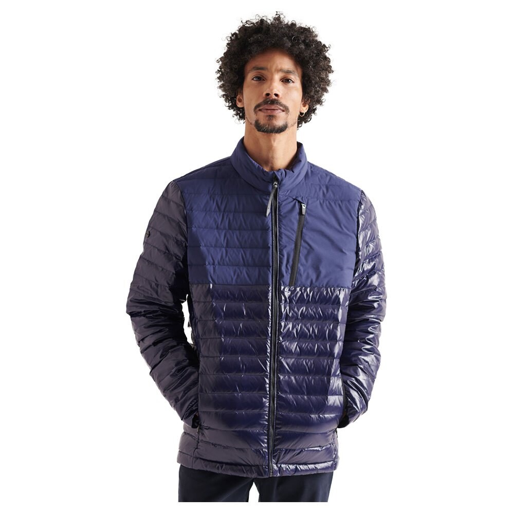 

Куртка Superdry Studios Contrast Core Down, синий