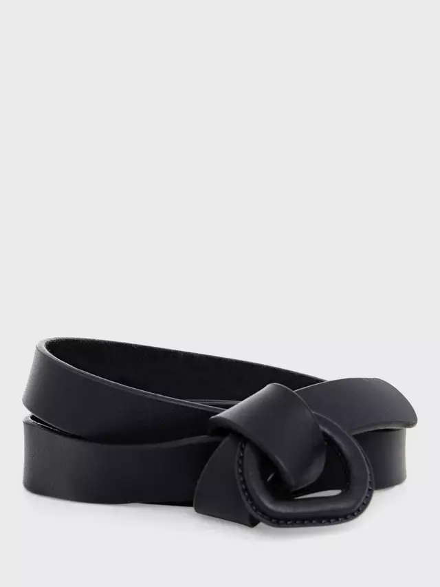 

Ремень Hobbs Hobbs Lexi Leather Knotted, темно-синий