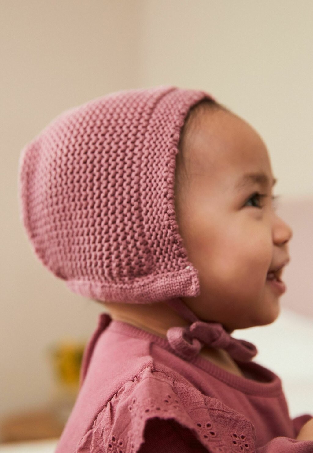 

Шапочка Baby Knitted Bonnet Hat Next, розовый
