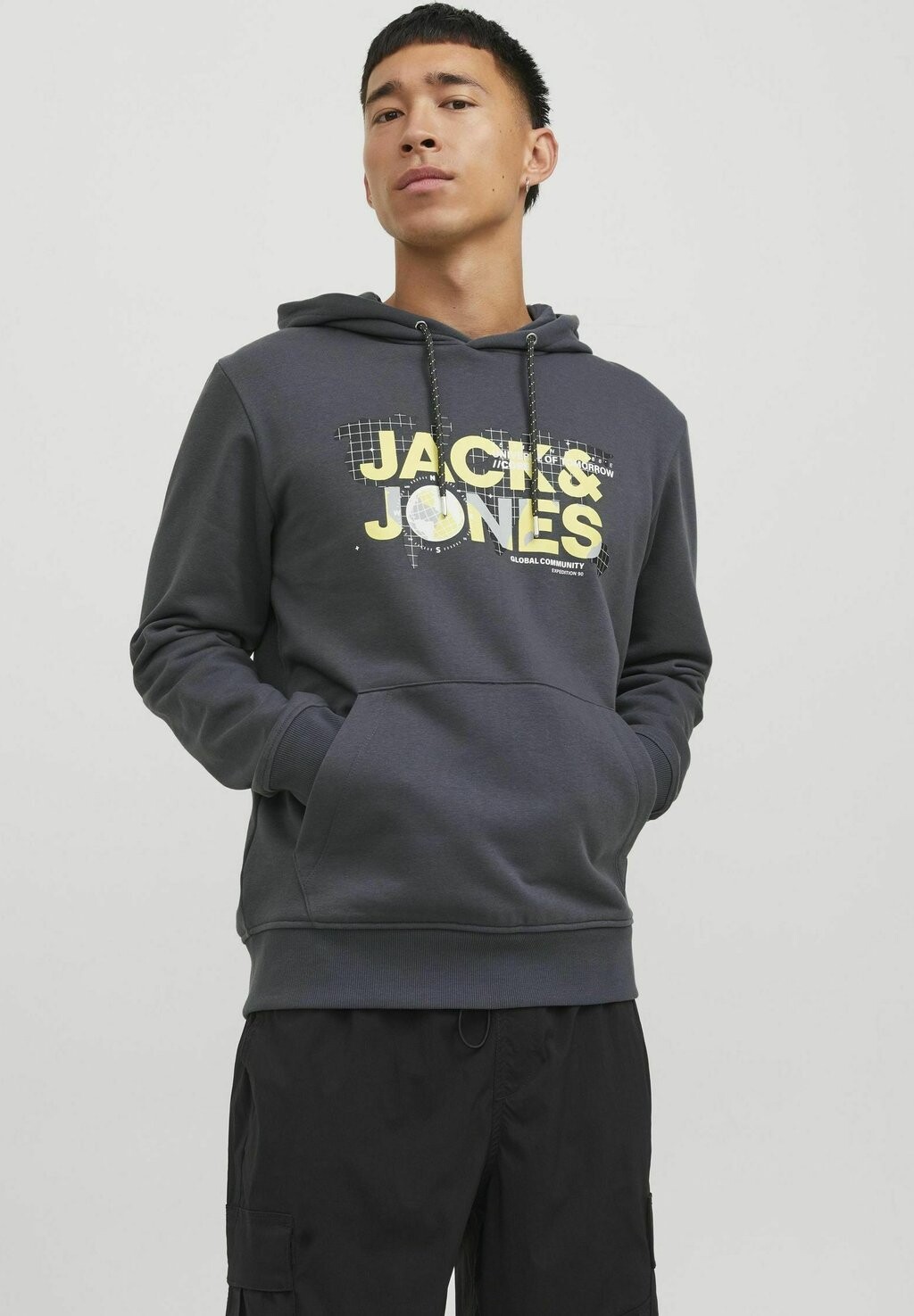 

Толстовка JACK & JONES HOODIE SWEAT Jack & Jones, асфальт