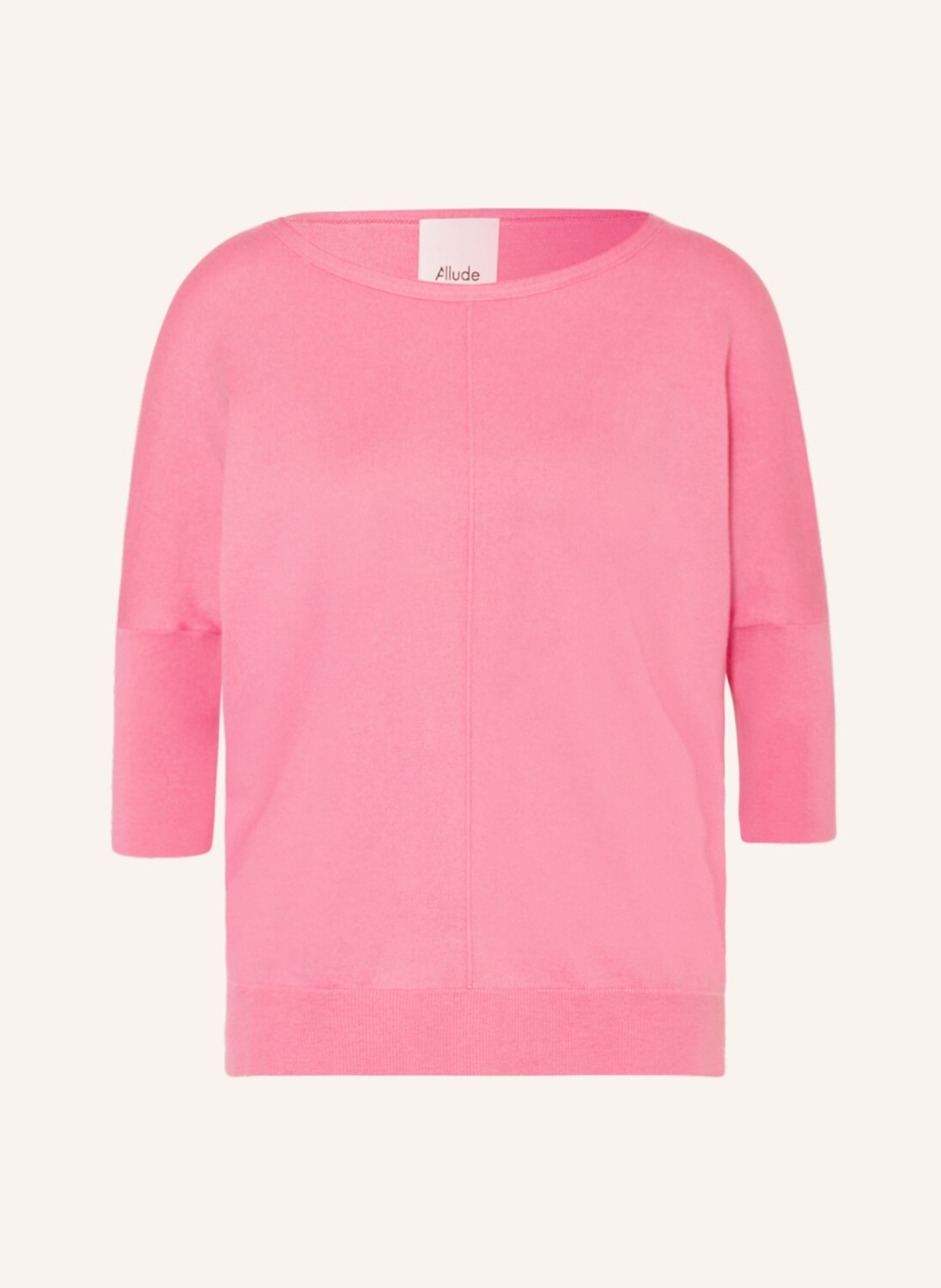 

Свитер ALLUDE mit 3/4-Arm, розовый