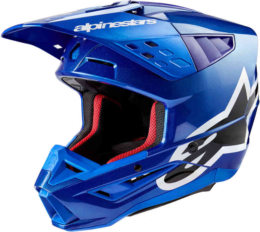 Шлем для мотокросса S-M5 Corp 2024 Alpinestars, синий