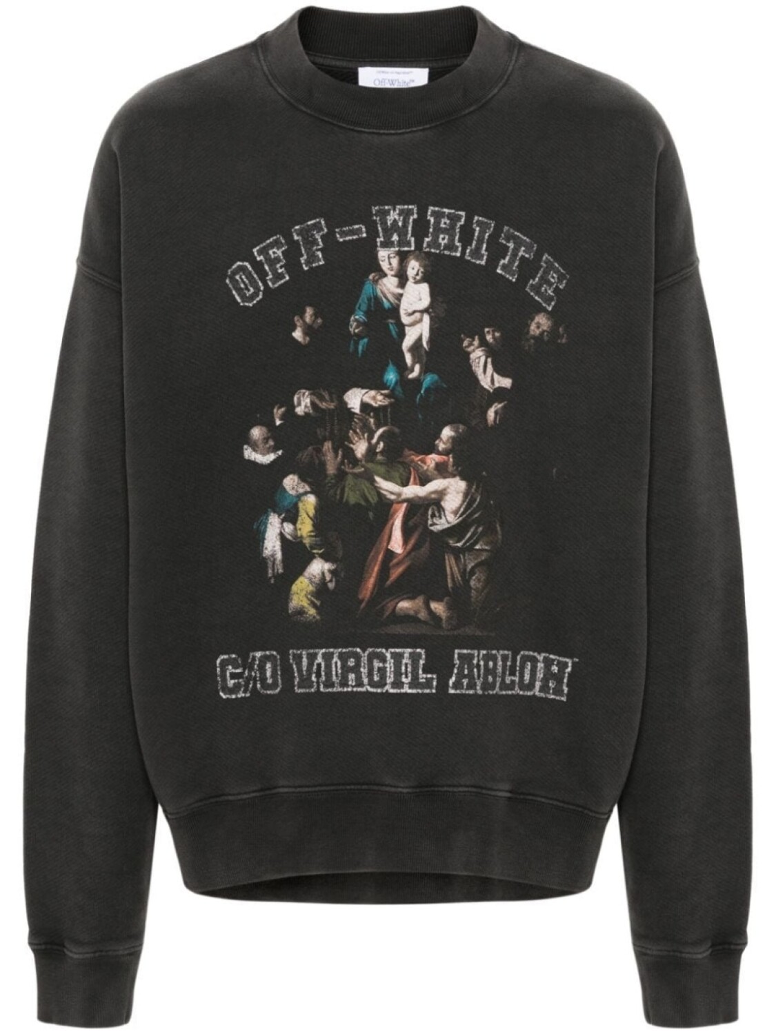 

Off-White толстовка с графичным принтом, черный