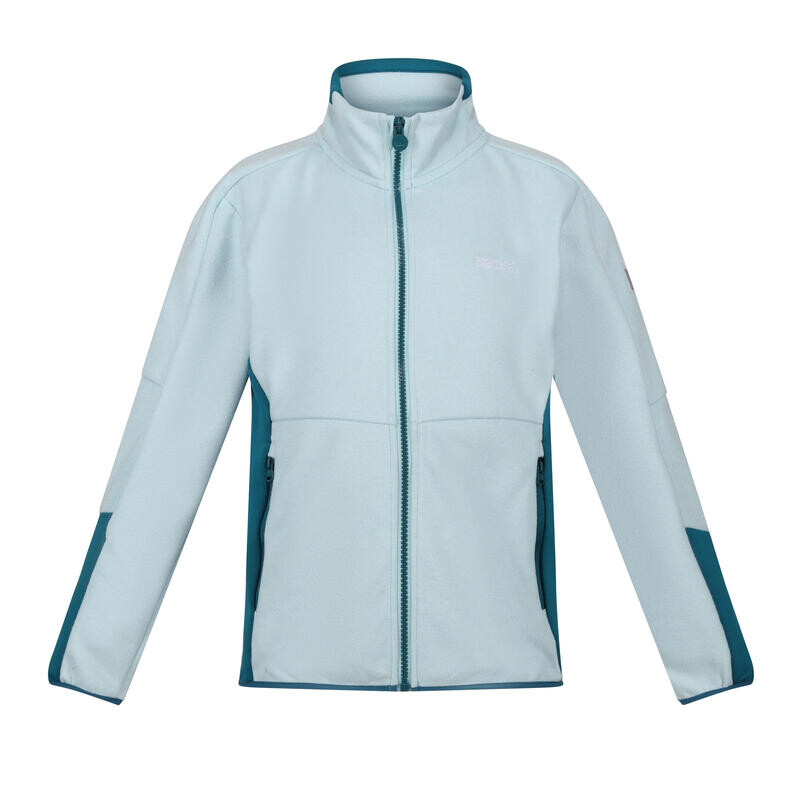 

Детский флис Regatta, цвет light blue/dark blue