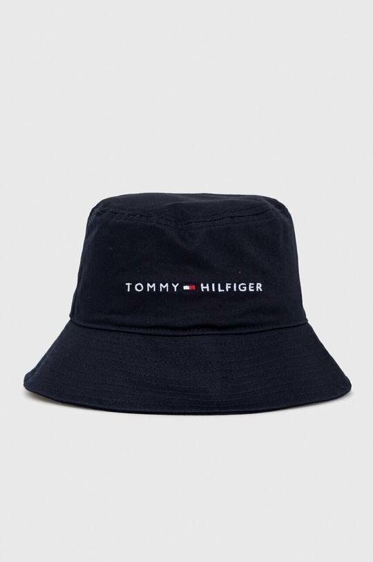 

Детская хлопковая шапка Tommy Hilfiger, темно-синий