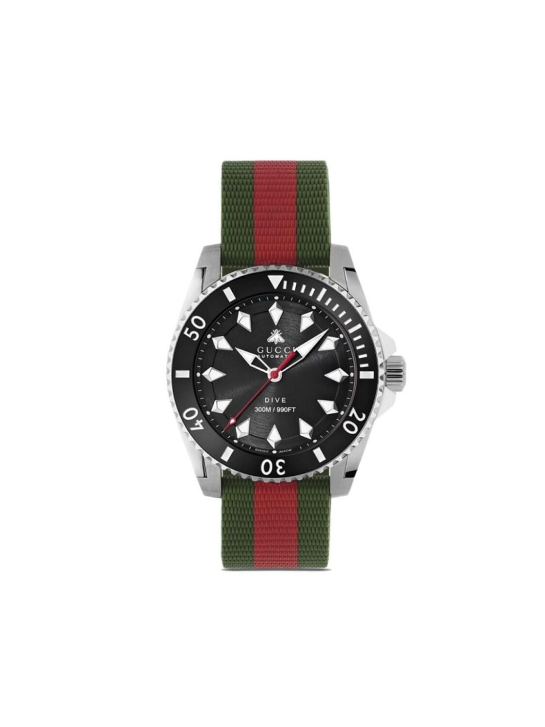 

Часы мужские Gucci Дайвинг 40мм, черный