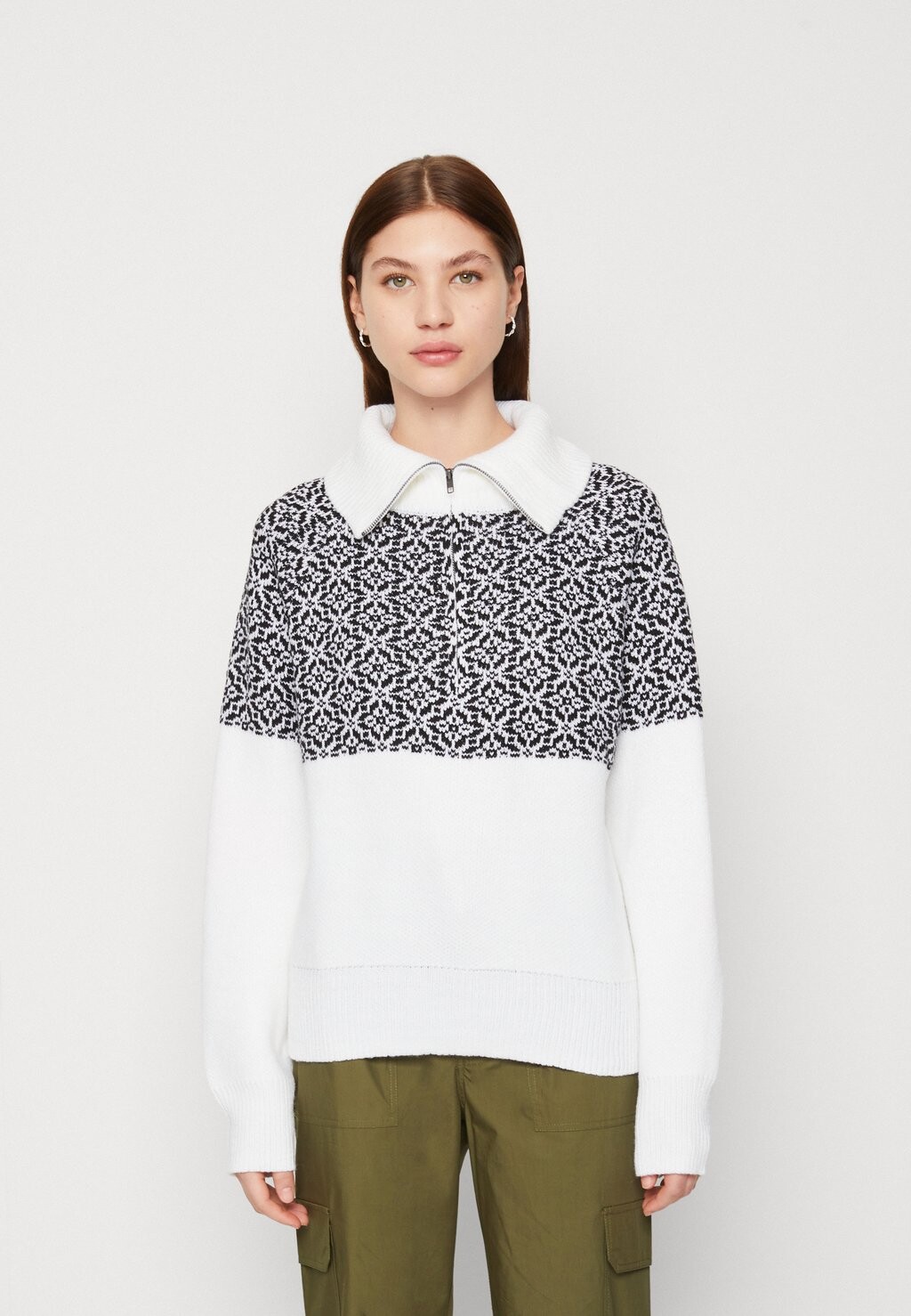 

Джемпер Cotton On, черно-белый, Черный