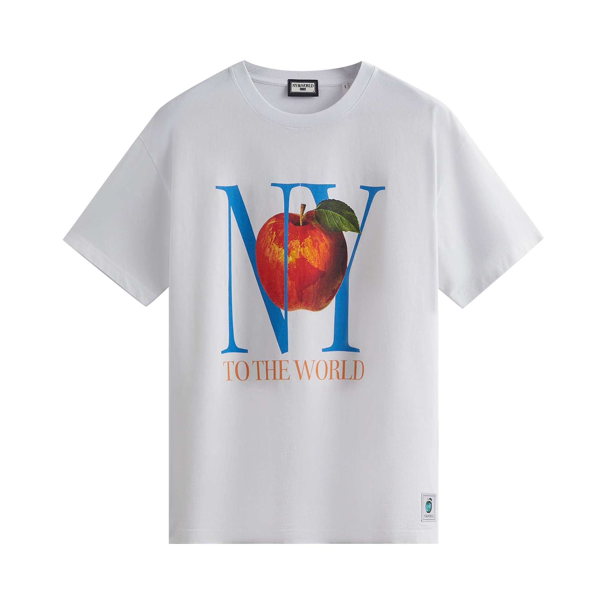Винтажная футболка Kith New York To The World Белая