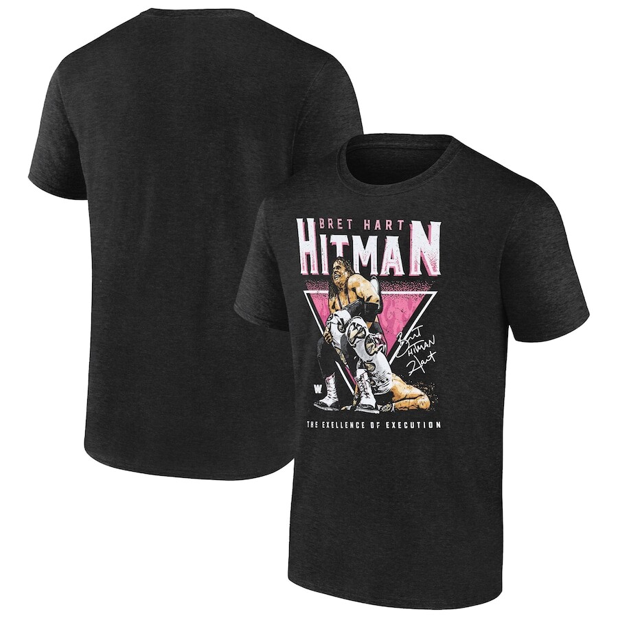 

Футболка с коротким рукавом 500 Level Bret Hart, черный