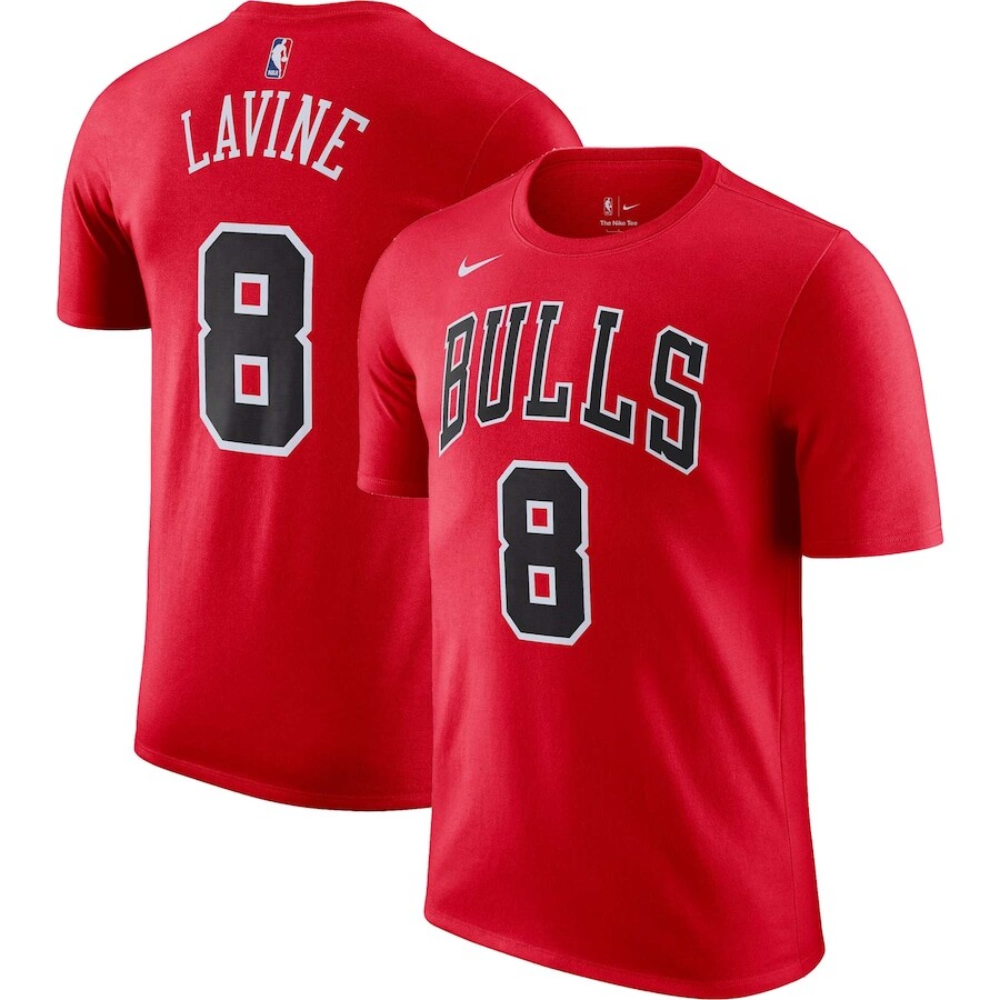 

Футболка с коротким рукавом Nike Chicago Bulls, красный