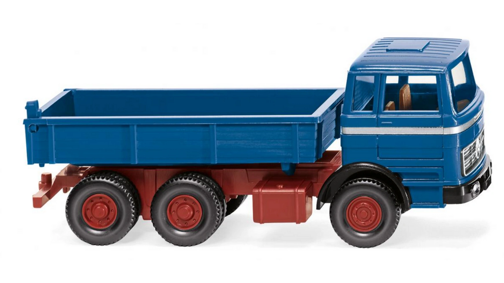 

Wiking Самосвал-платформа масштабом 1:87 (MB) лазурно-синий
