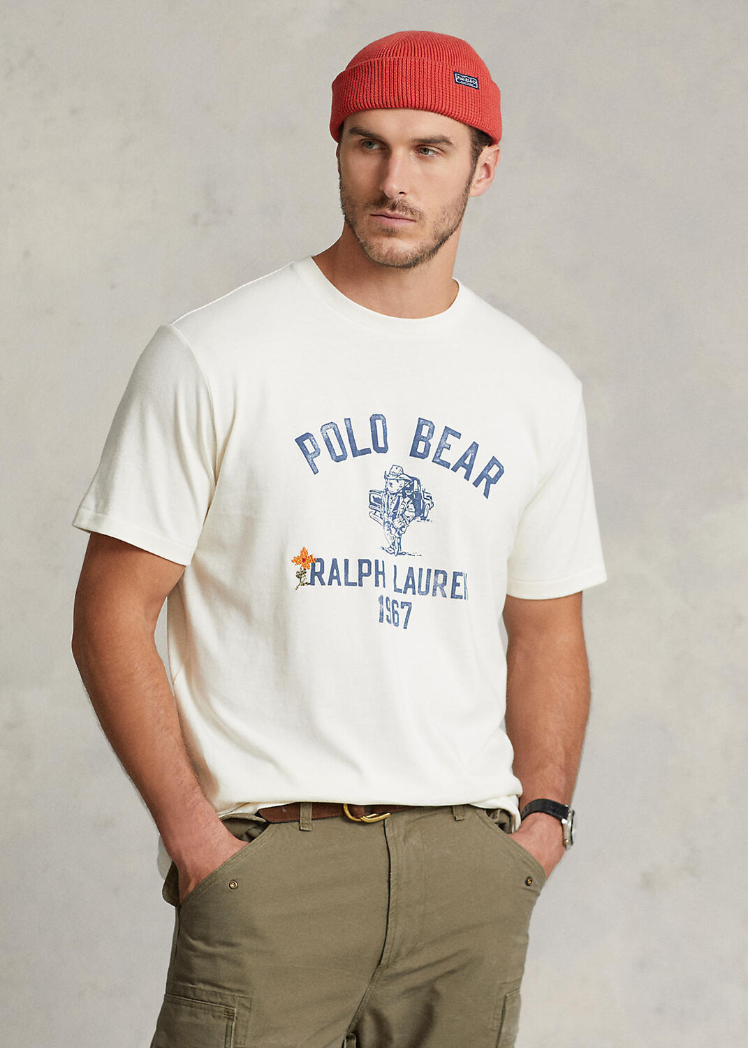 

Футболка Polo Bear из джерси с круглым вырезом