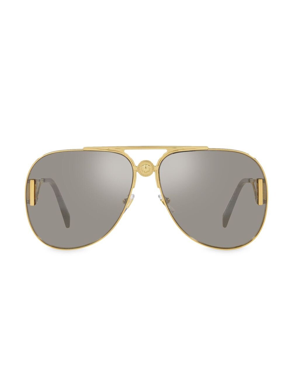 

Солнцезащитные очки-пилоты 63MM Versace, серый