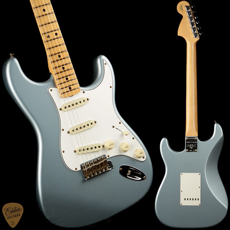 Электрогитара Fender Custom Shop Limited Edition 1968 Stratocaster Journeyman - Aged Ice Blue Metallic hicon commercial household ice maker milk tea shop cafe cold drink shop ice cube machine stainless steel ice machine