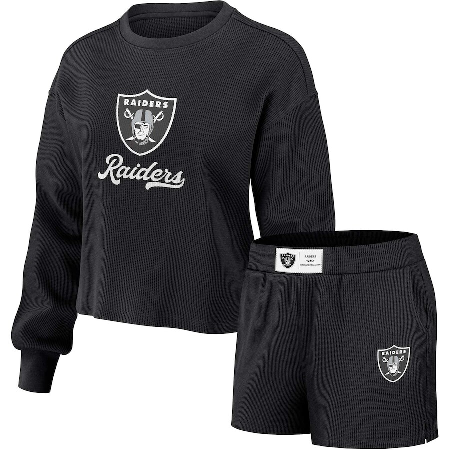 

Пижамный комплект WEAR by Erin Andrews Las Vegas Raiders, черный