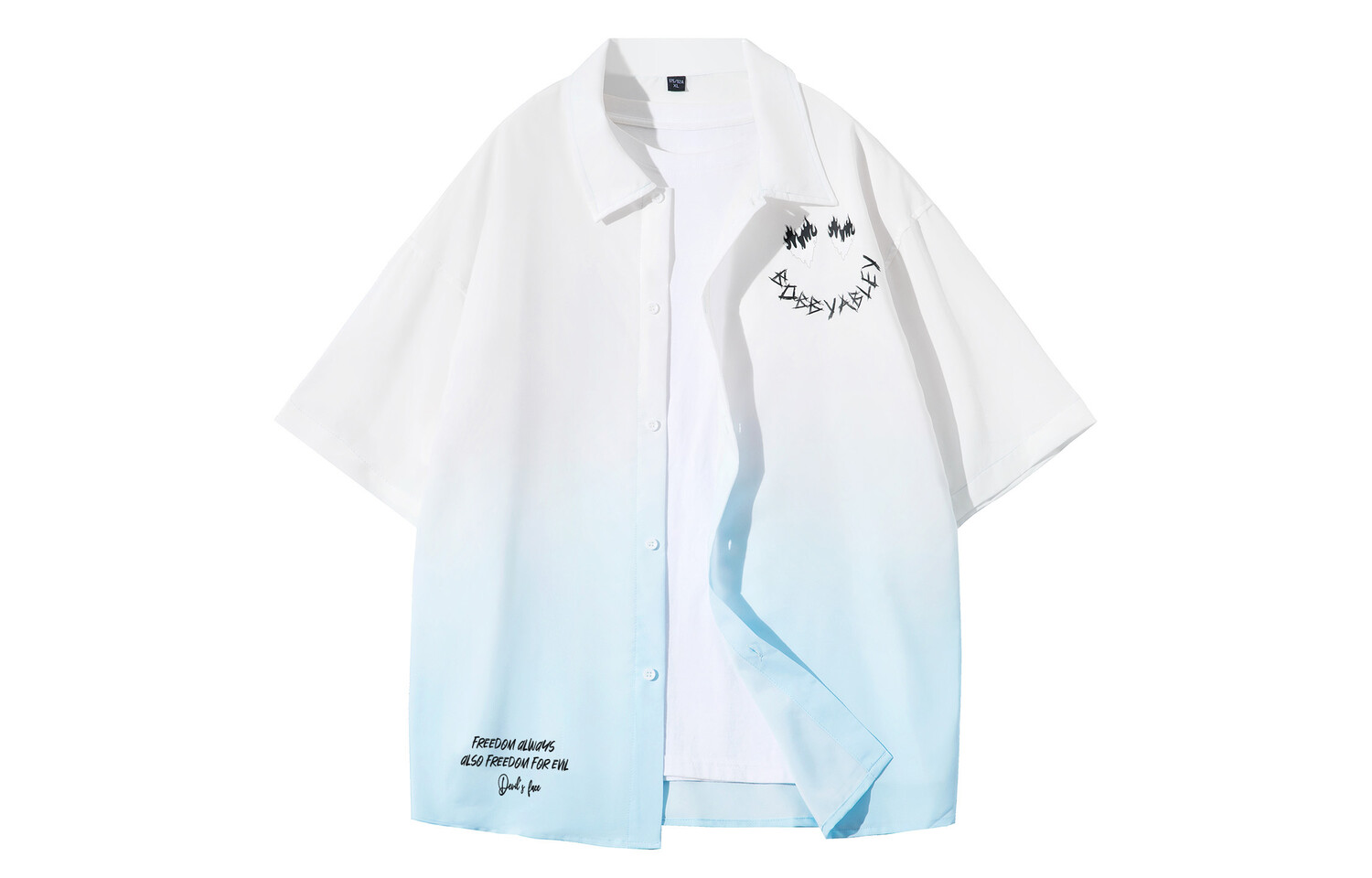 

Рубашка унисекс BOBBY ABLEY, Белый Розовый (бесплатная футболка)