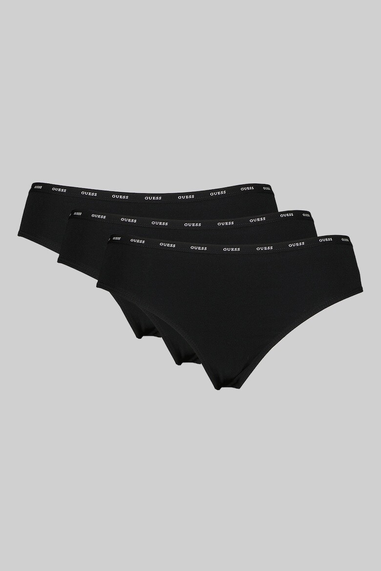 

Бикини с логотипом - 3 пары Guess, черный