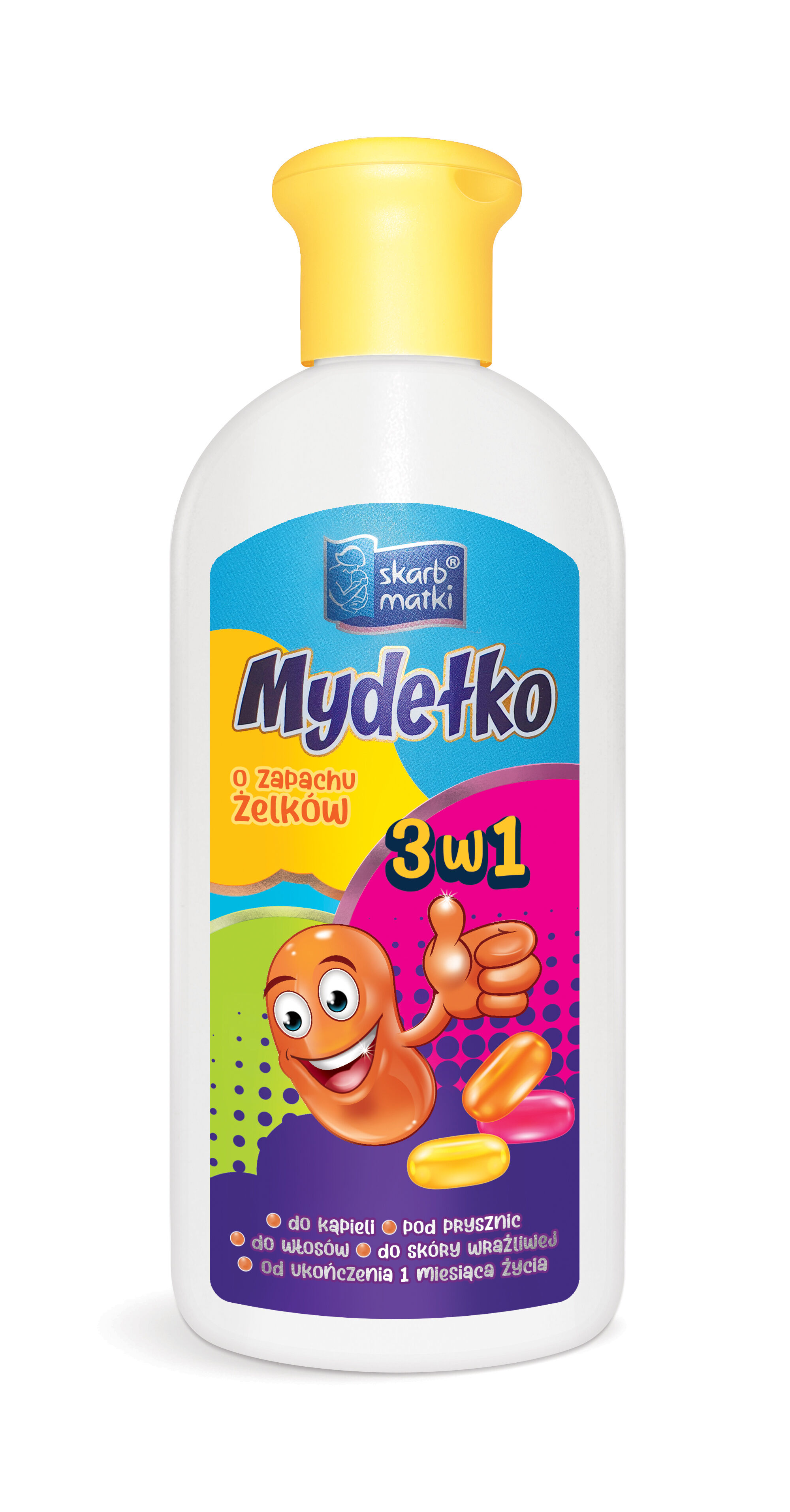 Мыло 3в1 для мытья младенцев и детей Skarb Matki, 250 мл аксессуары для ванн munchkin кувшин мягкий для мытья волос