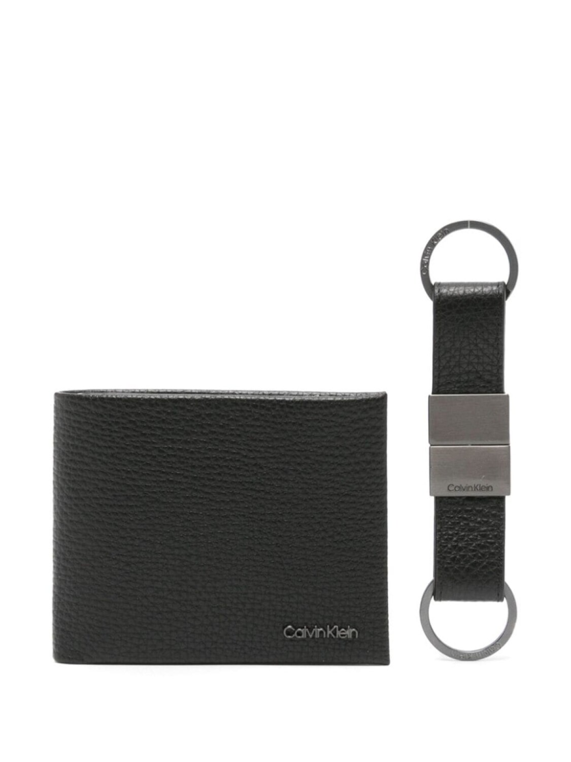 

Calvin Klein комплект из бумажника и брелока, черный