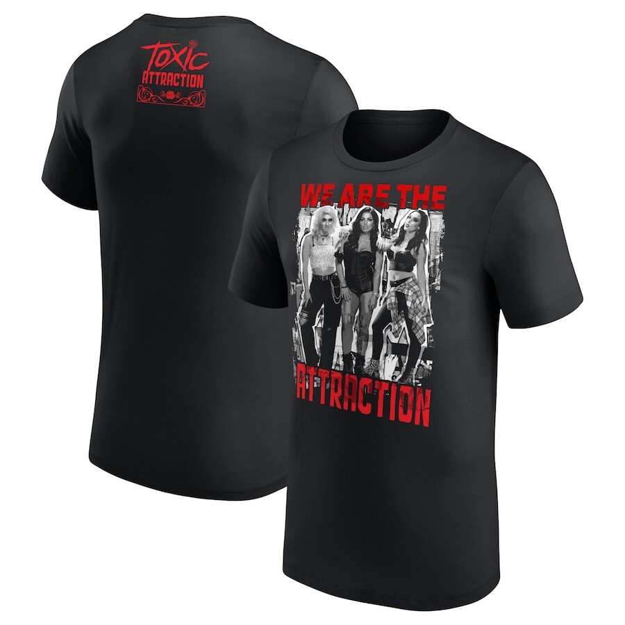 

Футболка с коротким рукавом WWE Authentic Toxic Attraction, черный