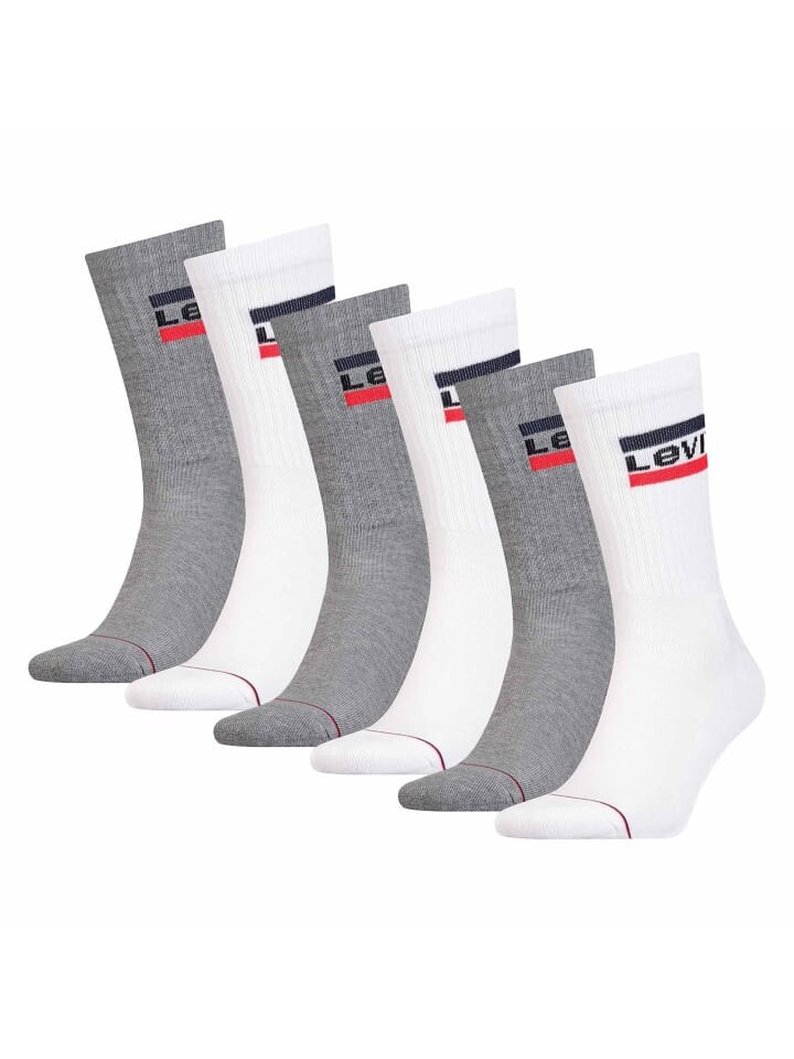 

Носки Levi´s 6er Pack, цвет weiß/grau
