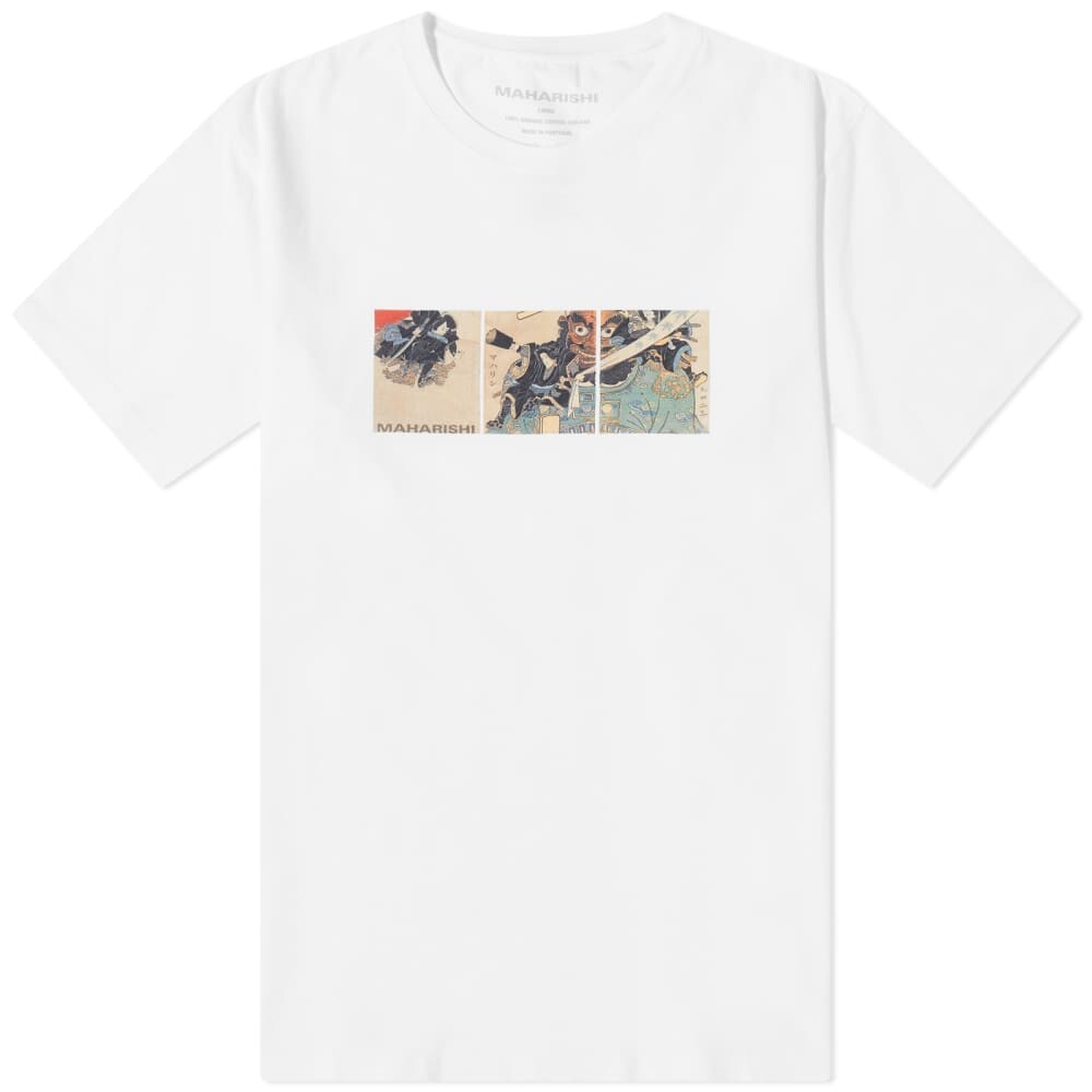 

Футболка Maharishi Куроко Триптих, белый