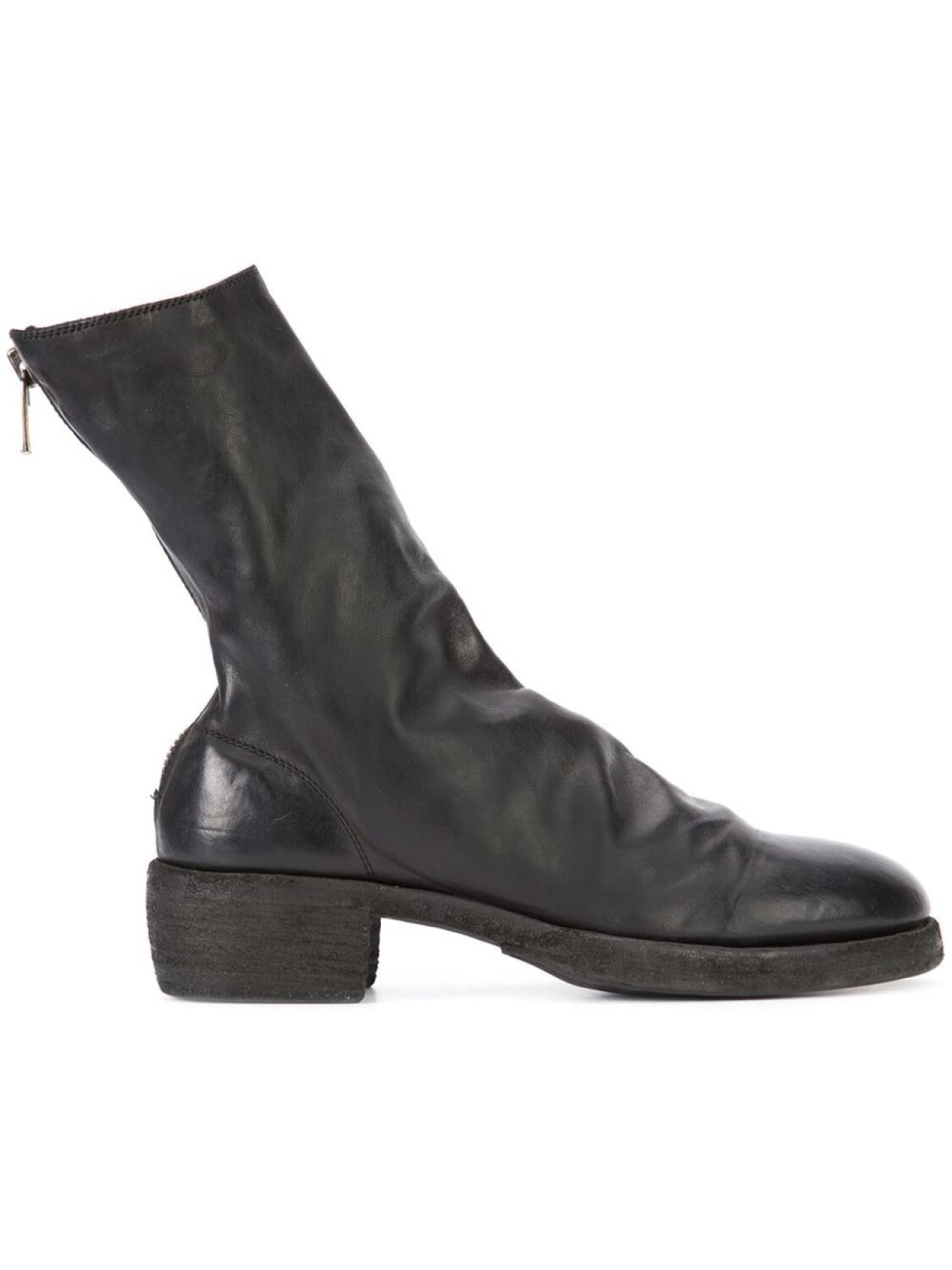 

Ботинки с молниями сзади Guidi, черный