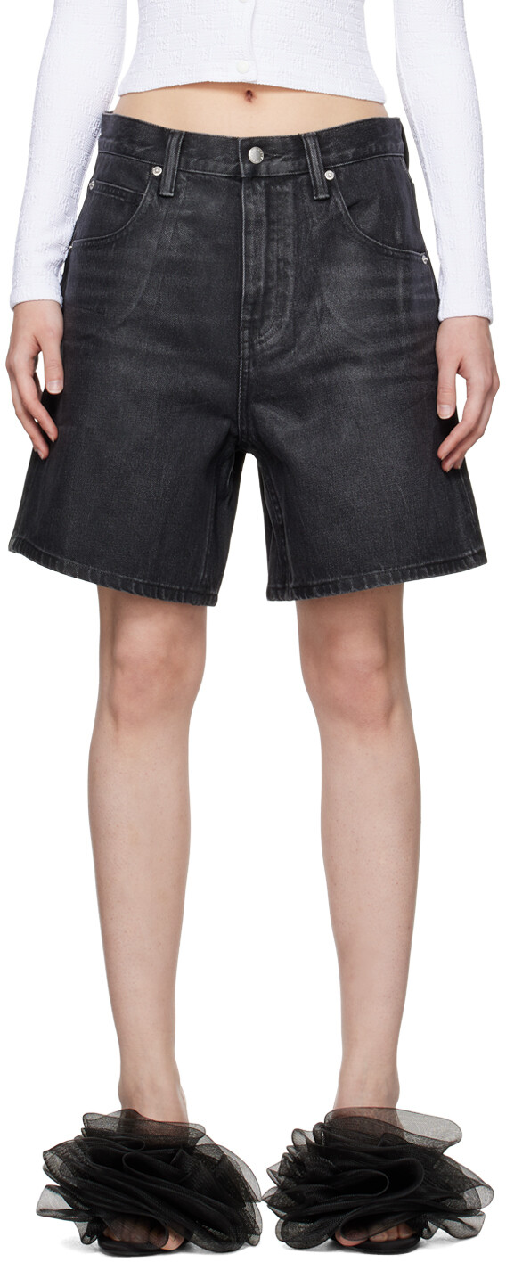 

Alexander Wang Серые шорты оверсайз