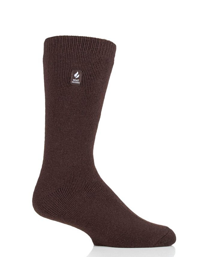 

Мужские однотонные носки Lite Dunlin Crew Heat Holders, коричневый