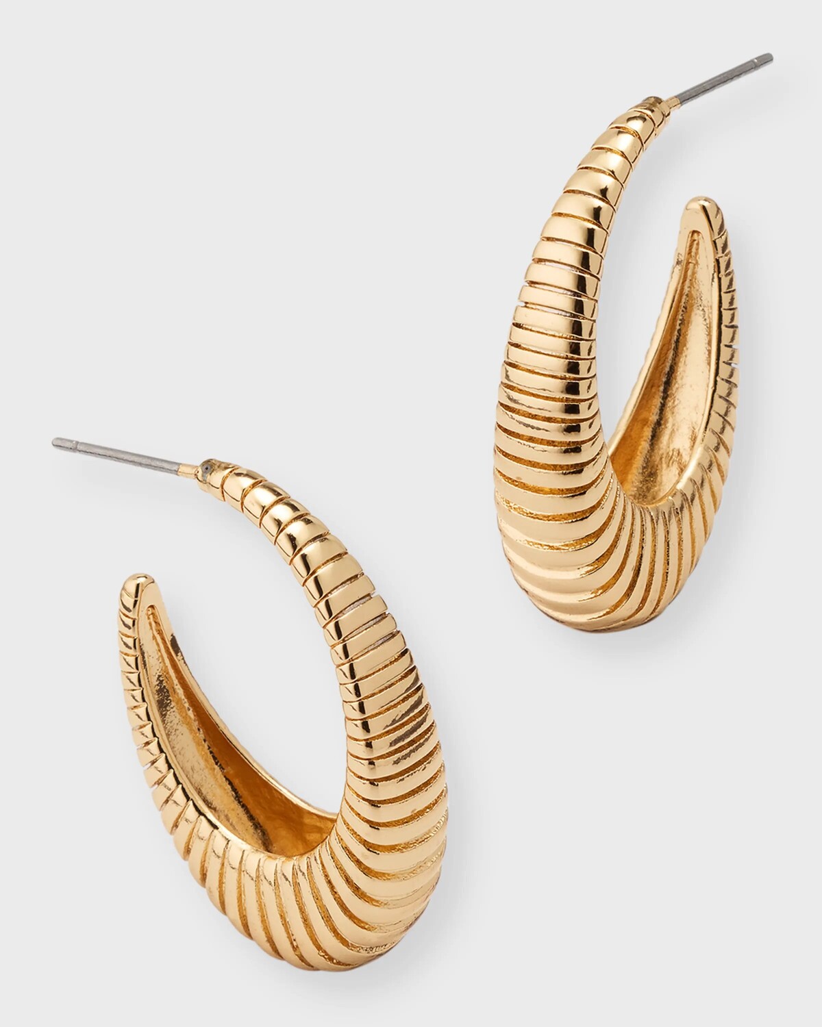 

Серьги-кольца Хейли BaubleBar, цвет Gold