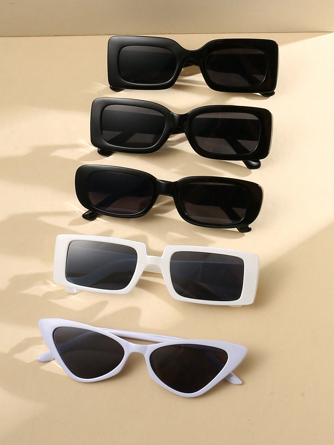5 шт./компл. модные солнцезащитные очки в стиле ретро стойка витрина для очков пластиковая стойка для солнцезащитных очков 5 пар бесплатная доставка