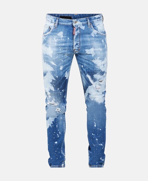 

Джинсы узкого кроя Dsquared2, индиго