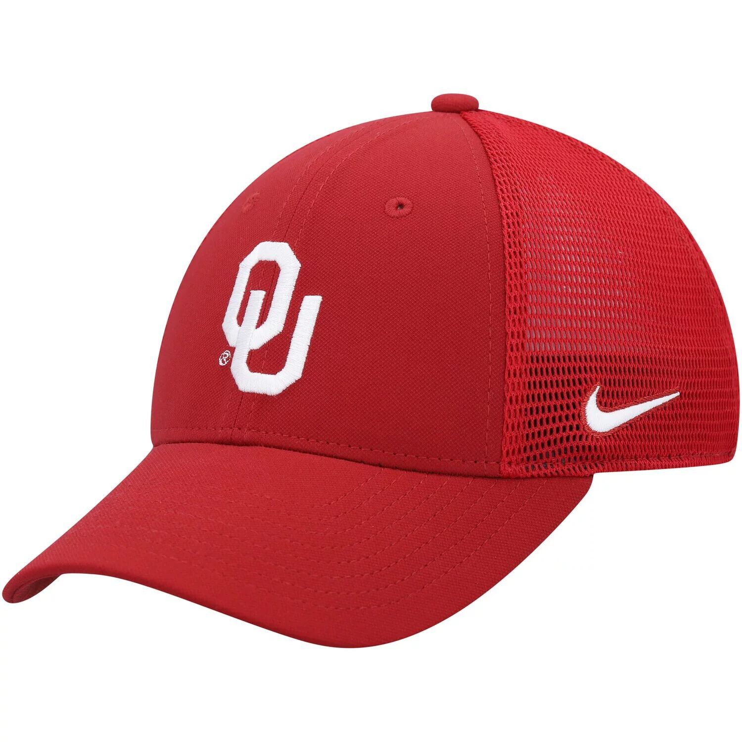

Мужская гибкая кепка Nike Crimson Oklahoma Earlys Legacy91 Meshback с логотипом Swoosh Performance