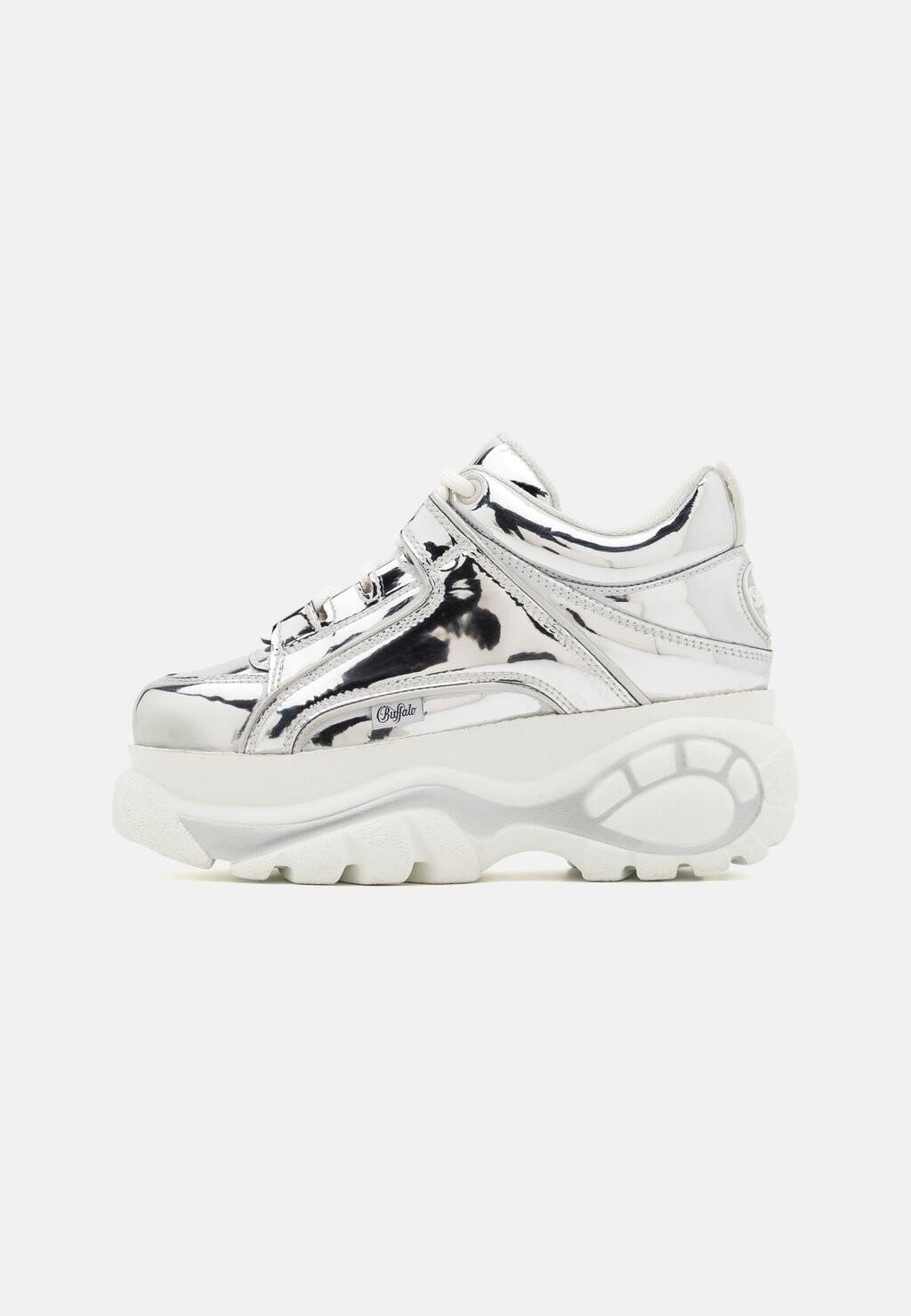

Низкие кеды Buffalo, цвет silver/white