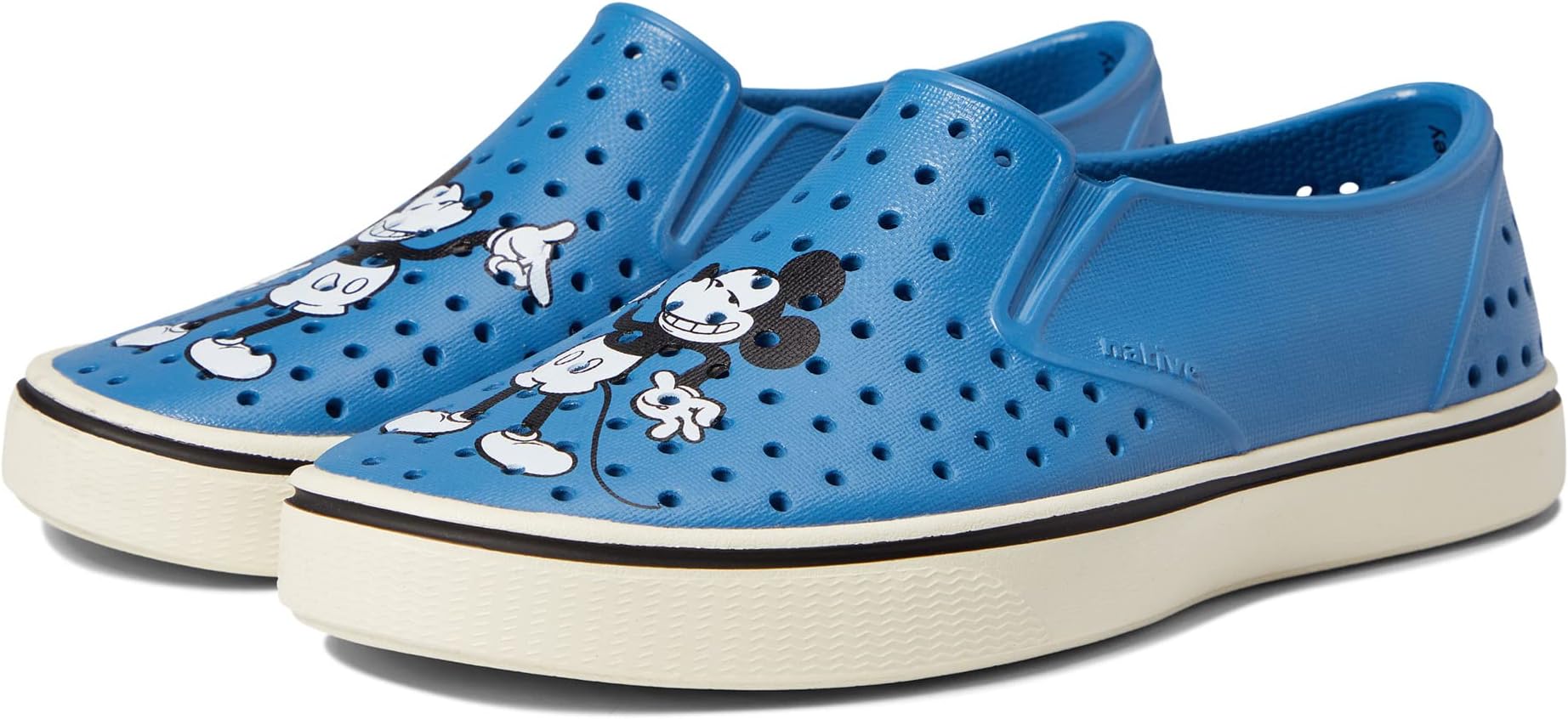 

Кроссовки Miles Disney Print Native Shoes Kids, цвет Vallarta Blue/Bone White/Previntage Mickey