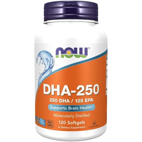 NOW FOODS DHA - 250 DHA 125 EPA 120 капсул Inna marka докозогексаеновая кислота now foods dha 500mg 90 капсул