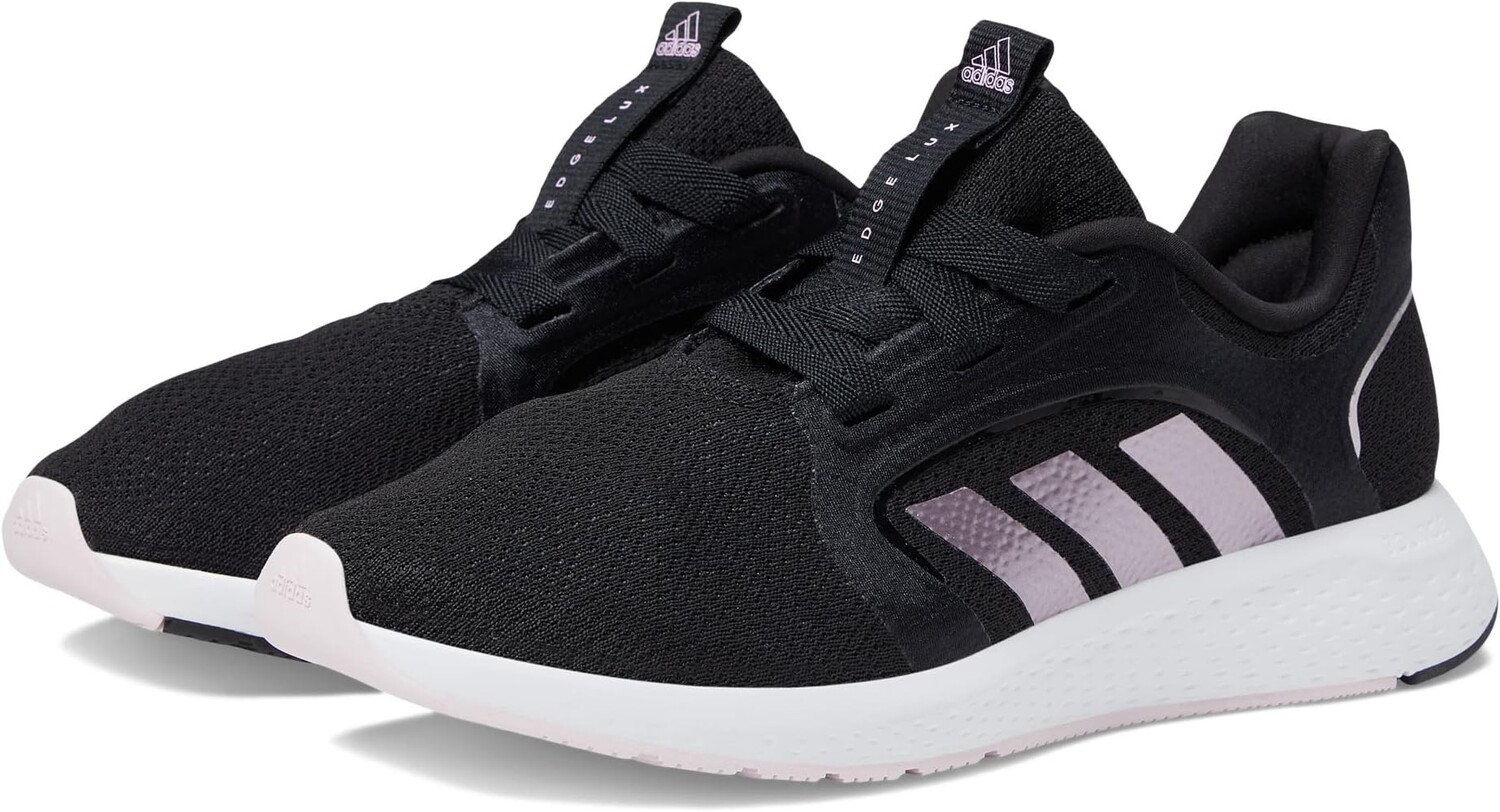 Кроссовки Edge Lux adidas, цвет Black/Matte Purple Metallic/Almost Pink кроссовки adidas edge lux 5 цвет black black iron metallic