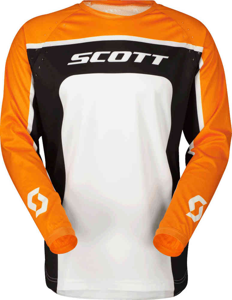 Джерси для мотокросса 350 Track Evo 2023 Scott, черный/оранжевый