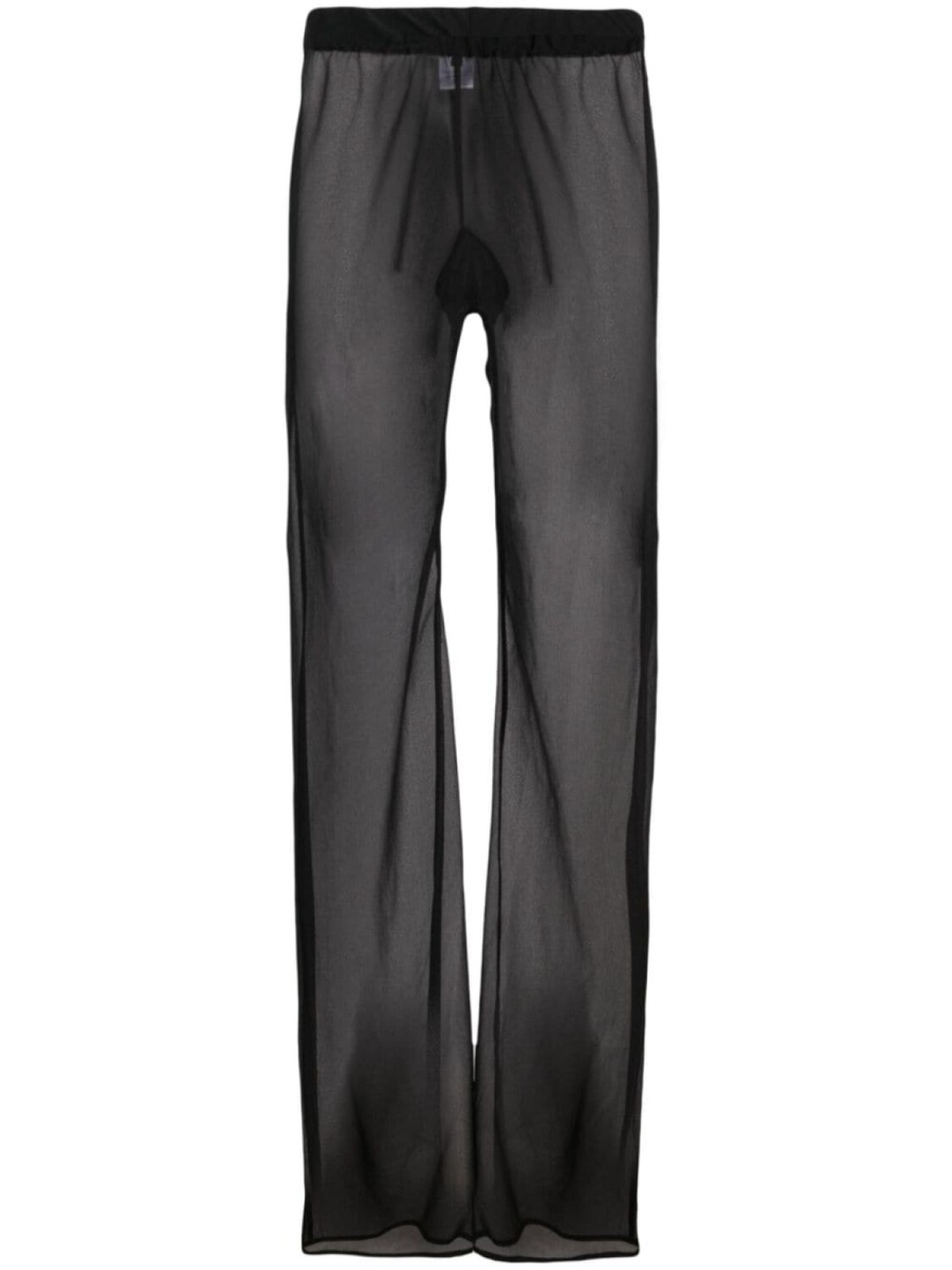 

Ludovic de Saint Sernin полупрозрачные брюки bootcut, черный
