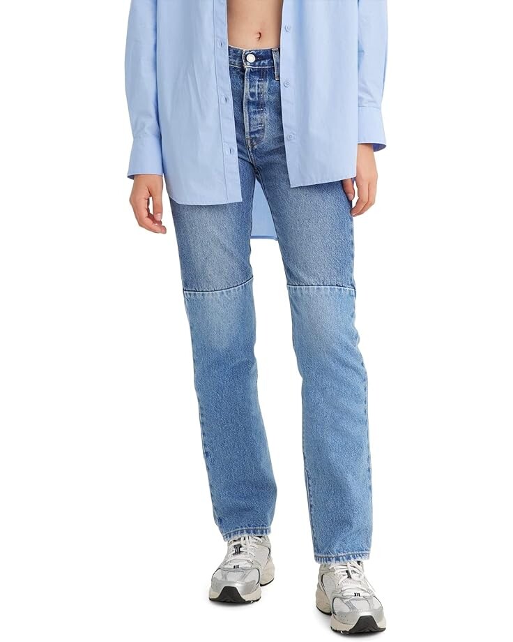 

Джинсы Levi's Womens 501 Jeans Pieced, цвет Lightly Dipped