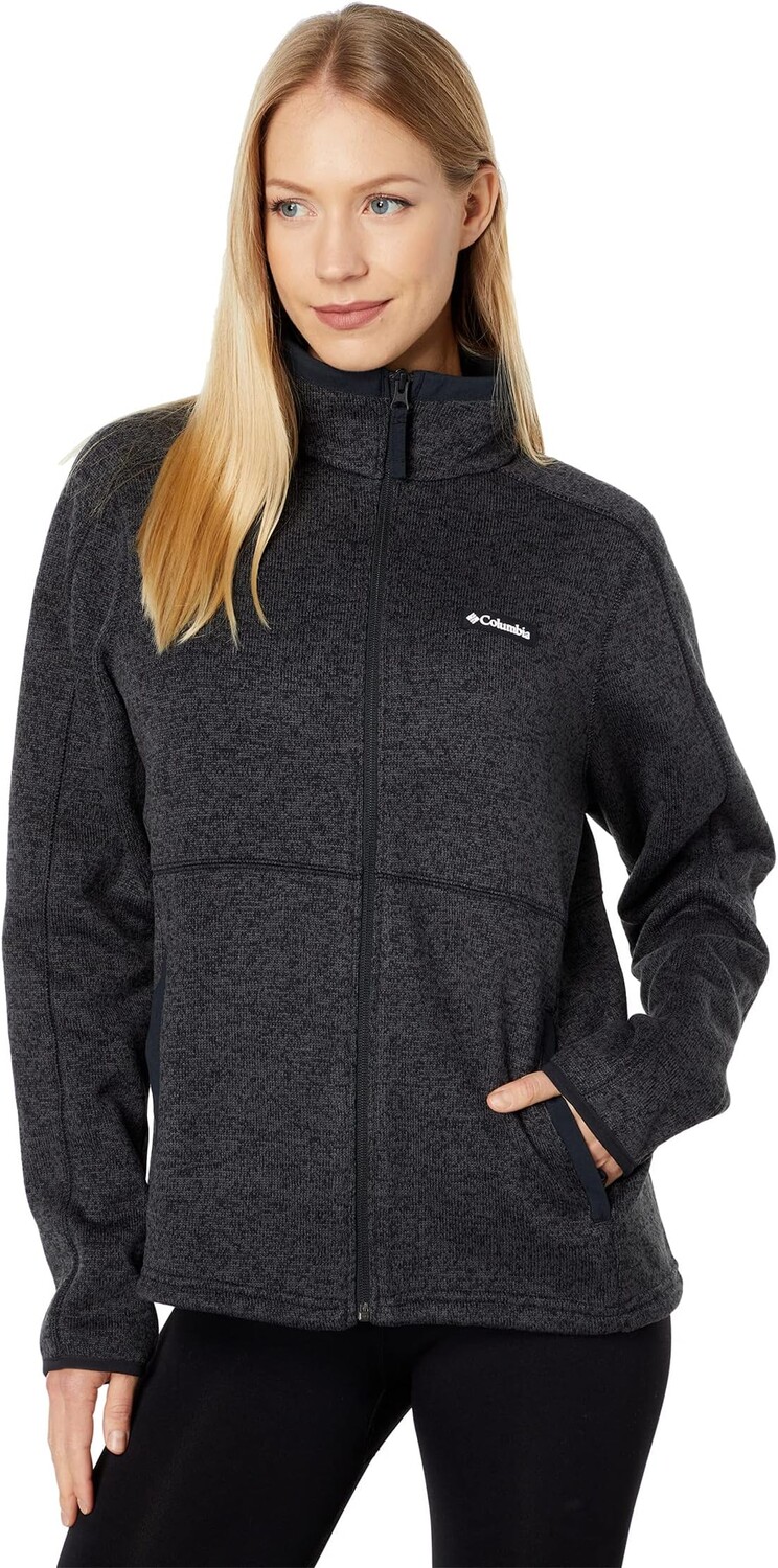 

Куртка Sweater Weather Full Zip Columbia, цвет Black Heather