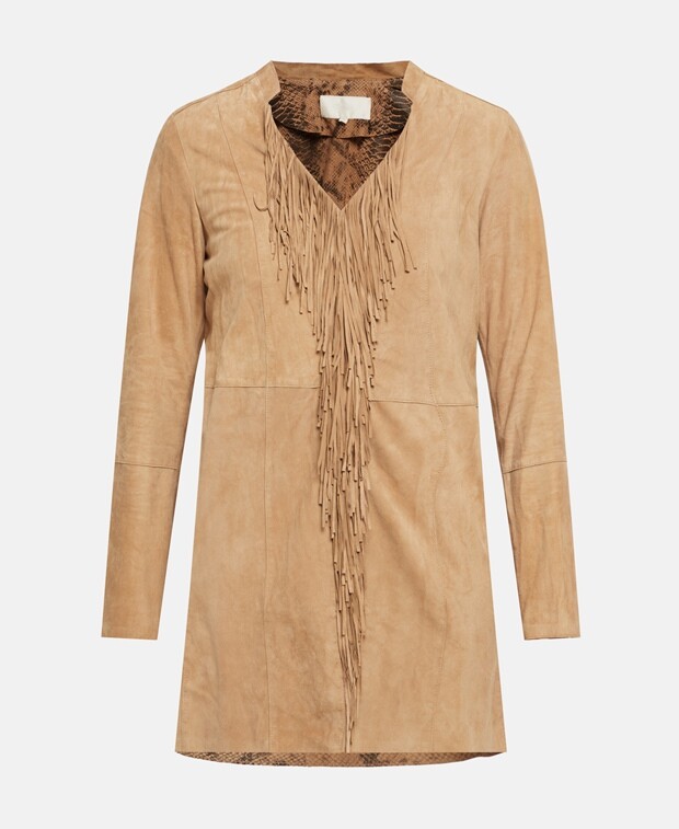 

Кожаный пиджак Oakwood, цвет Tan